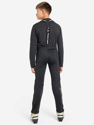 Превью  Брюки лыжные FISCHER Softshell Warm Jr Черный